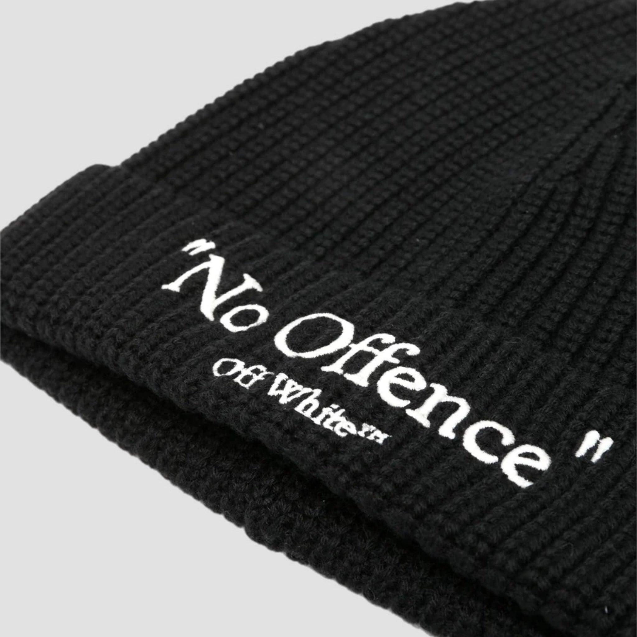 Off-White ‘No offence’ Classic Knit Beanie