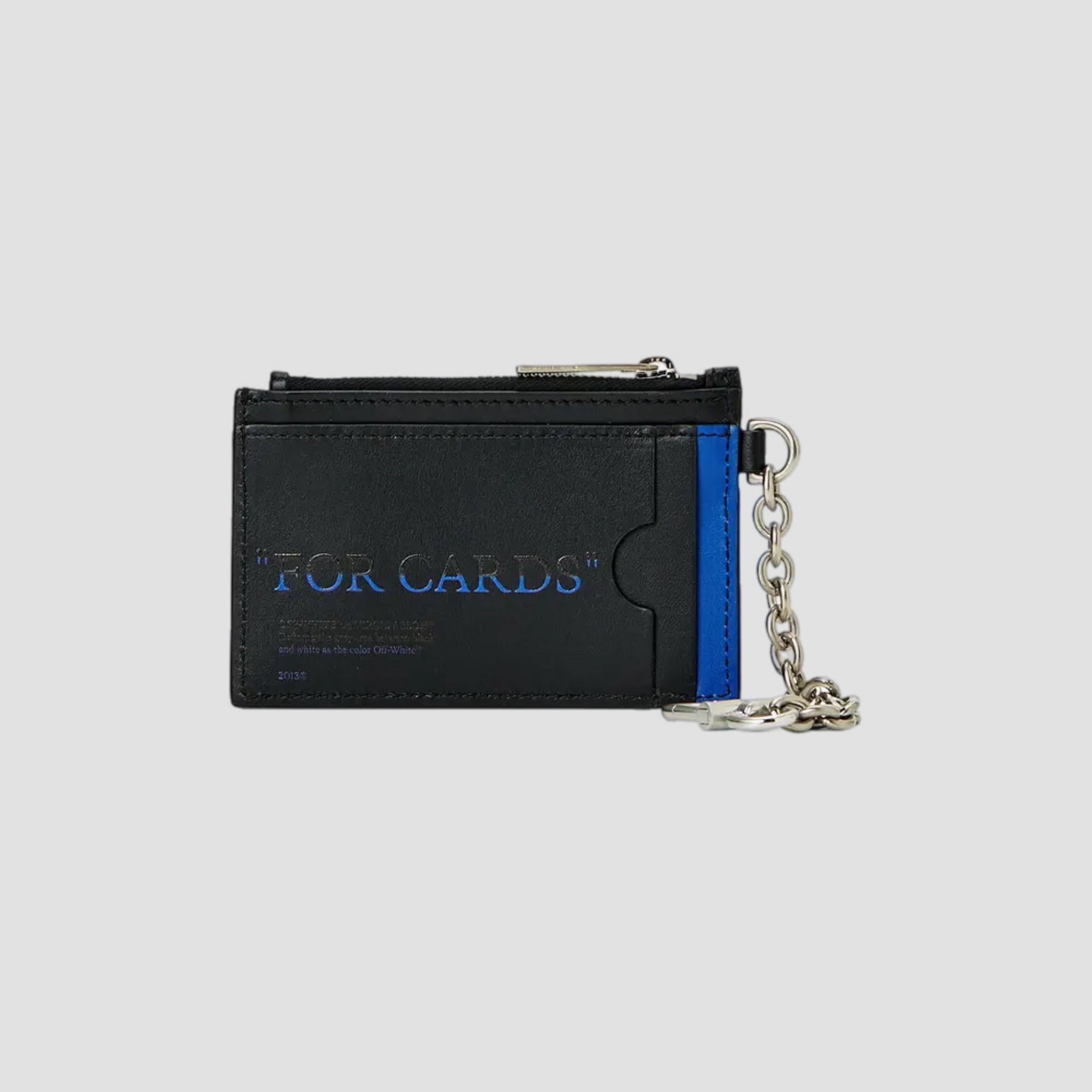 Off-White Quote Bookish Keyring Card Case Wallet