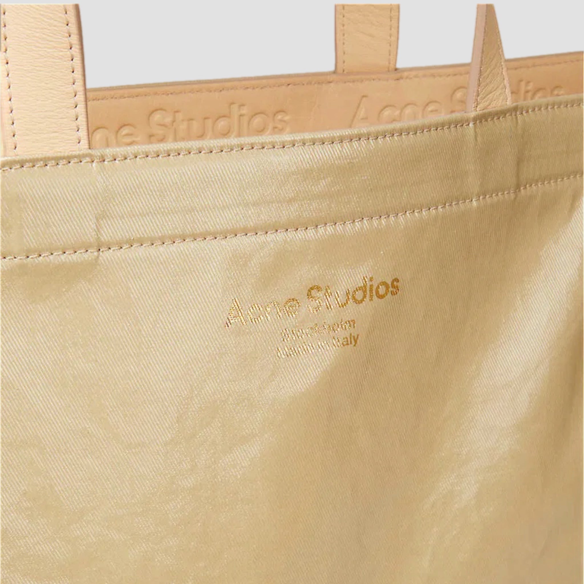 Acne Studios Audrey Beige Tote Bag