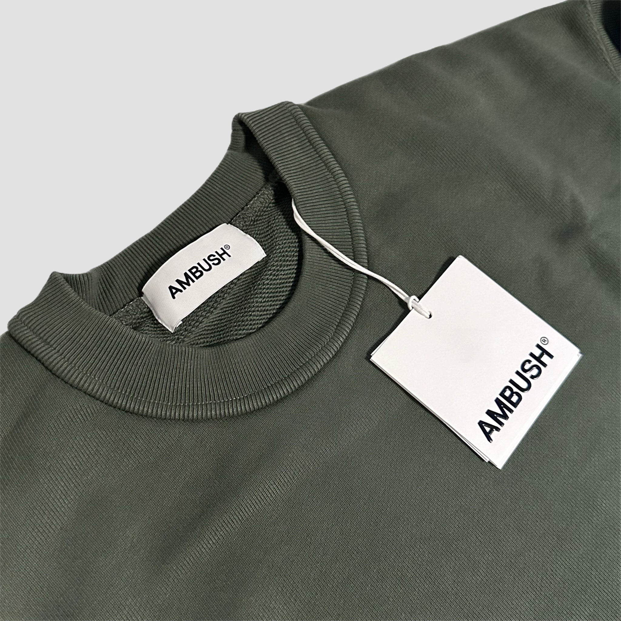 Ambush Sleeve Logo Sweatshirt Thyme