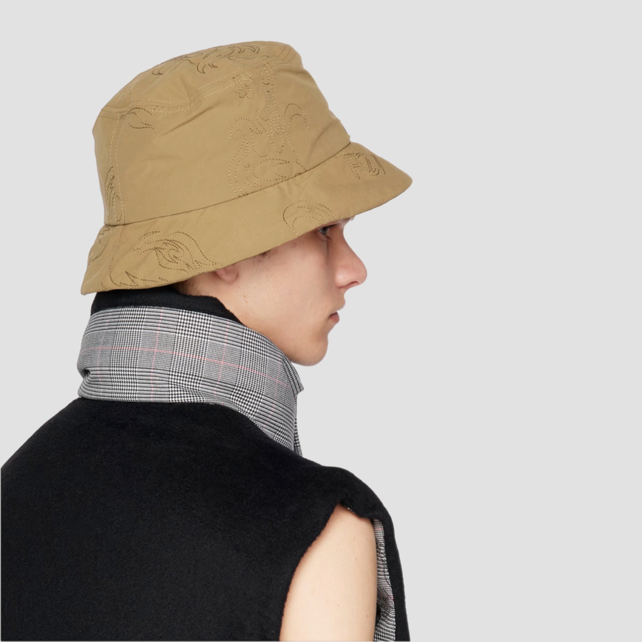 Feng Chen Wang Quilted Bucket Hat