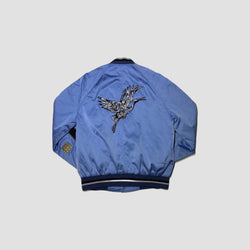 Lanvin Crane Embroidered Patch Souvineer Jacket Original Allure