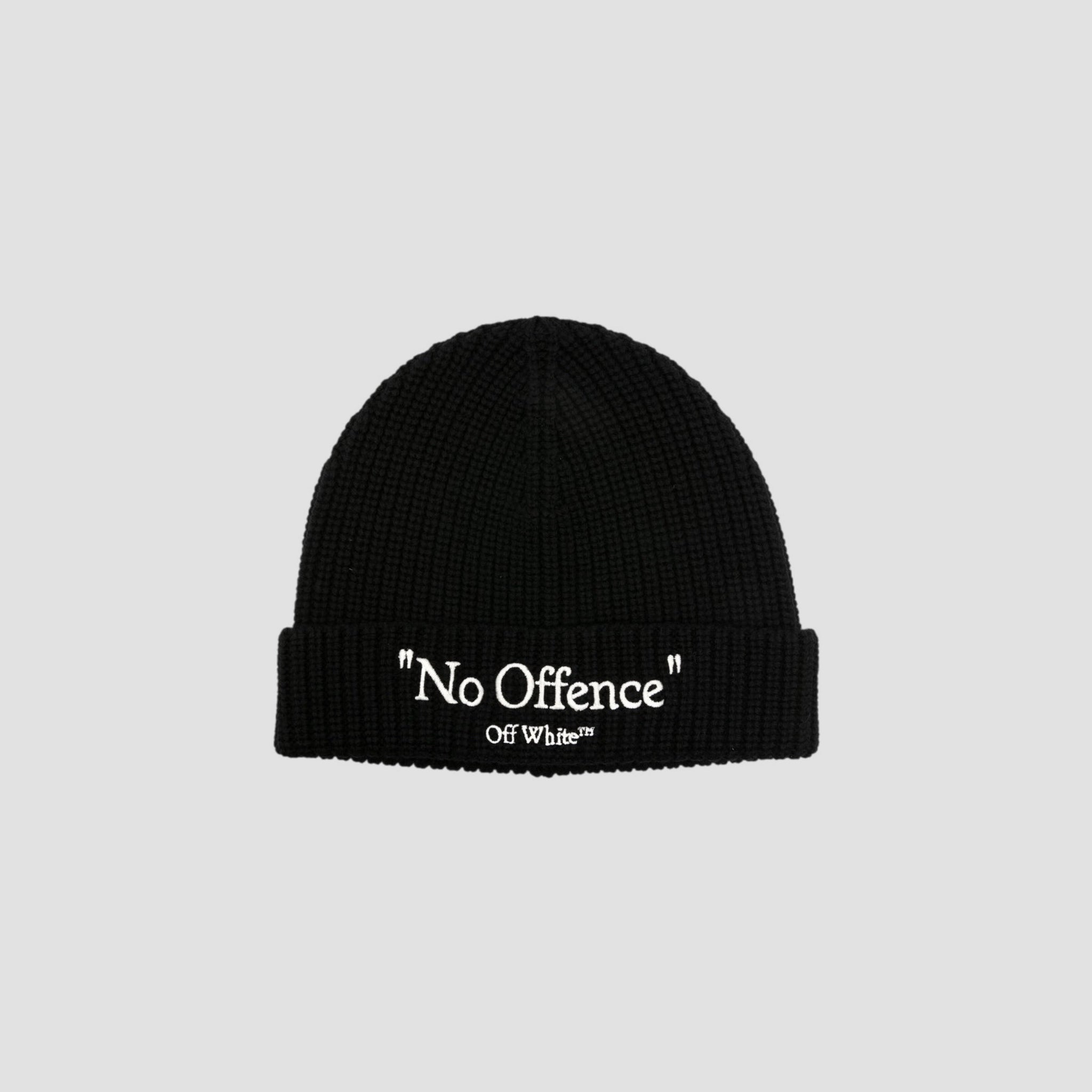 Off-White ‘No offence’ Classic Knit Beanie