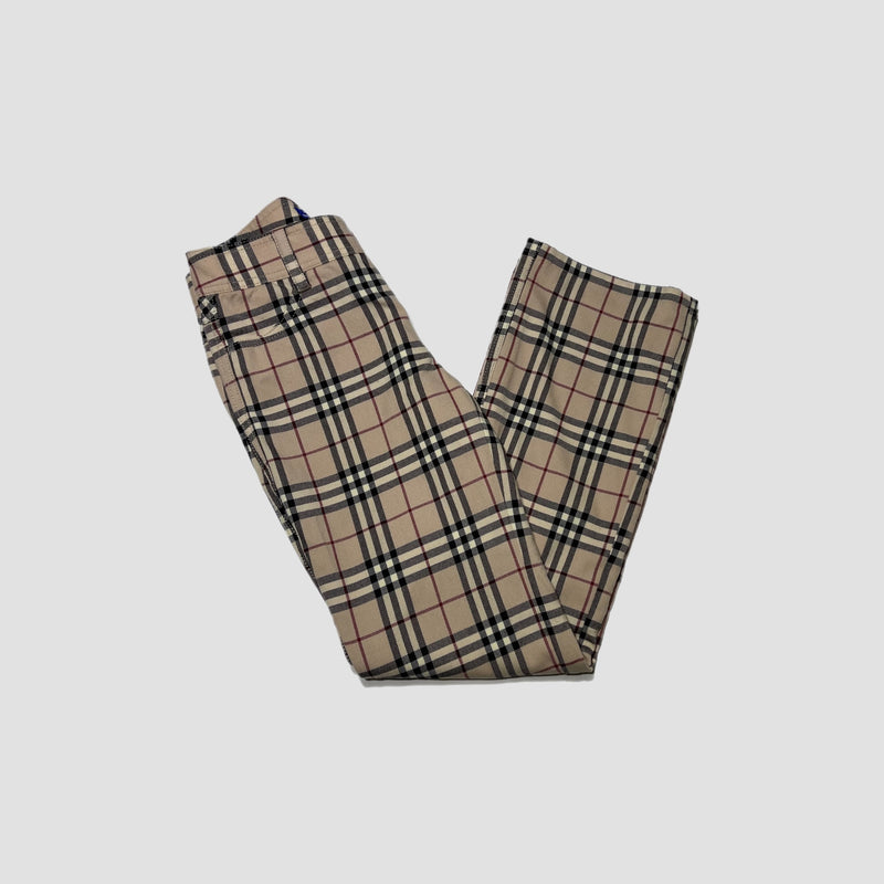 Burberry - girls - vintage check wool sailor trousers - girls - dstore  online