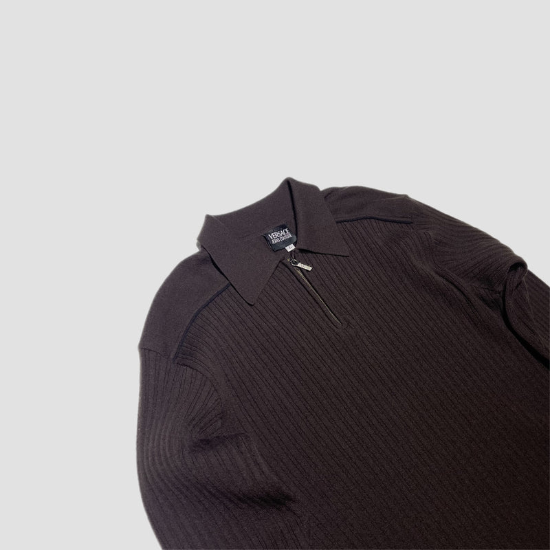 Vintage Versace Quarter Zip Sweatshirt Original Allure