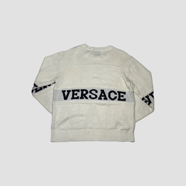 Versace Spell Out 90’s Bootleg Crewneck Sweatshirt Original Allure