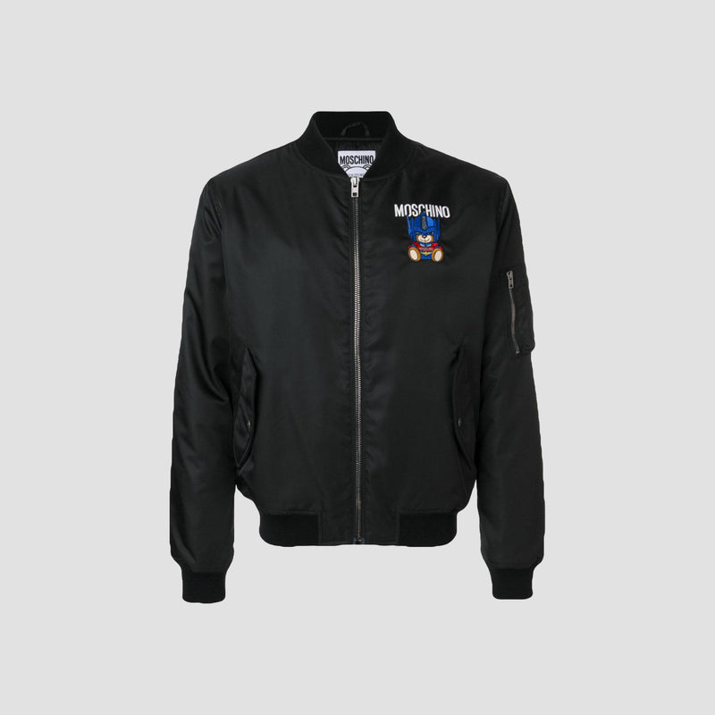 Moschino Couture Transformers Bear Bomber Jacket - Original Allure