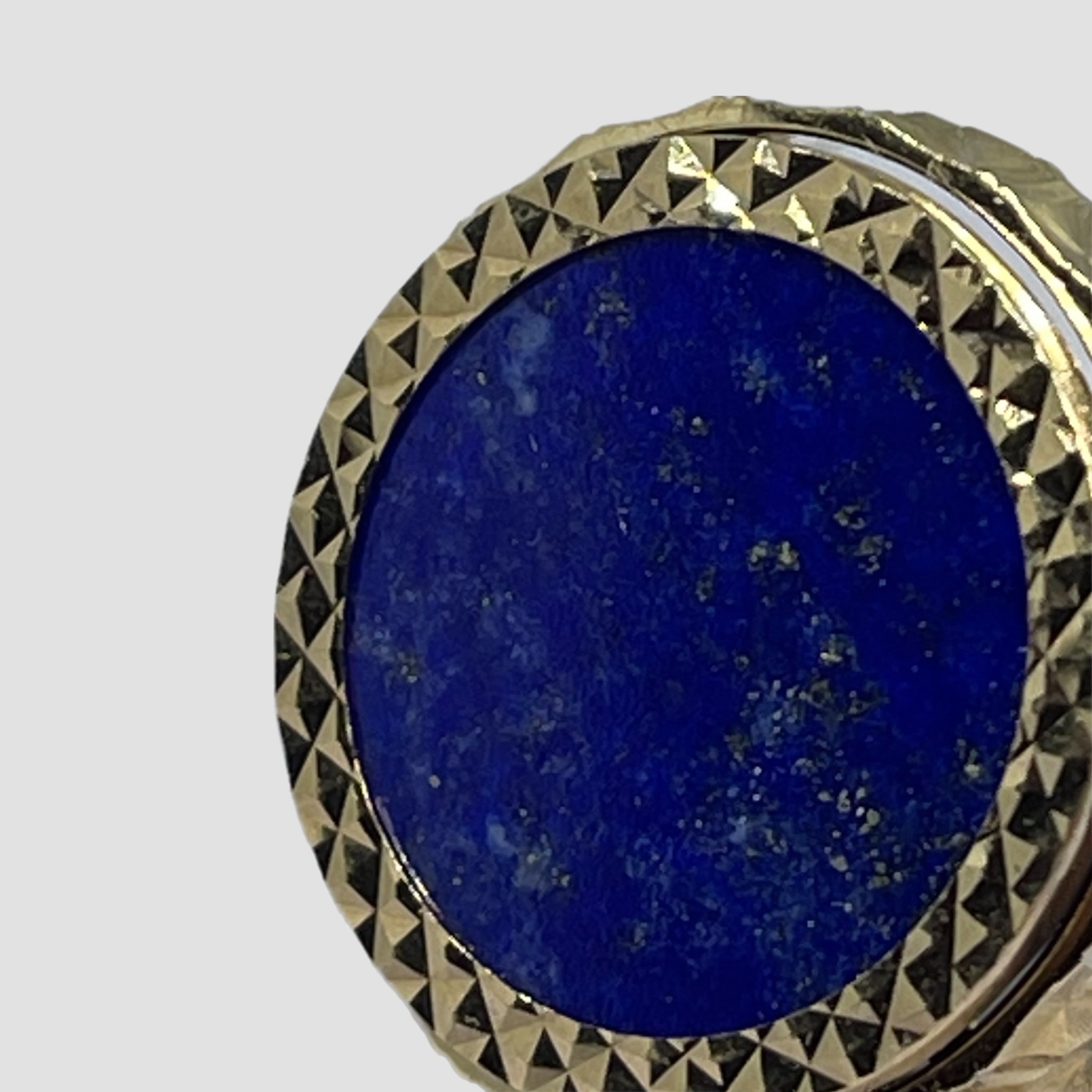 Lapis Lazuli Half Sovereign Ring Original Allure