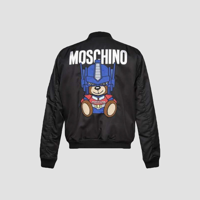 Moschino Couture Transformers Bear Bomber Jacket - Original Allure